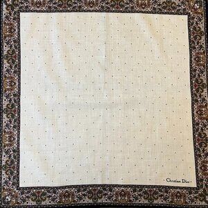 Christian Dior Cotton Scarf / Handkerchief